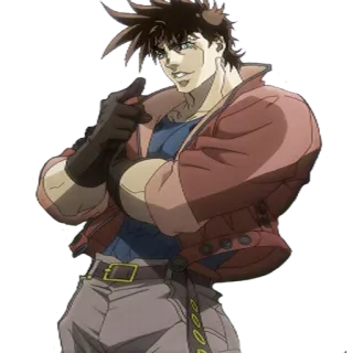 👉 Joseph Joestar JoJo's Bizarre Adventure Anime, Personaggio, Le bizzarre avventure di JoJo, Joseph Joestar telegram sticker