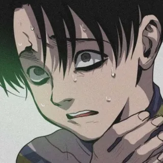 🐾 Yoon Bum Killing Stalking Anime, Manga, Killing Stalking, Yoon Bum, Horror, Psicologico telegram sticker