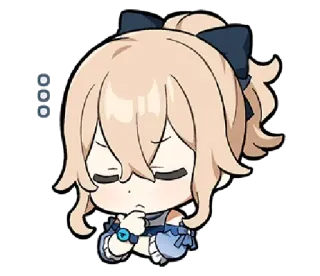 🤔 Jean Gunnhildr Genshin Impact anime, game, blonde, genshin impact, girl telegram sticker