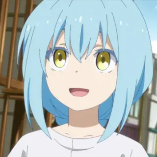 🦕 Rimuru Tempest That Time I Got Reincarnated as a Slime Anime, Charakter, Rimuru, Tempest, Meine Wiedergeburt als Schleim whatsapp sticker