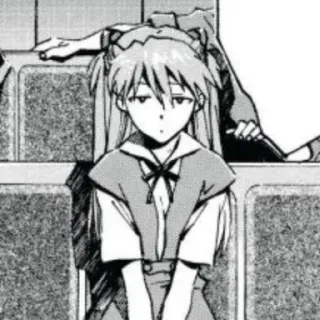 😐 Asuka Langley Sohryu Neon Genesis Evangelion Anime, Manga, Personnage, Evangelion, Asuka telegram sticker