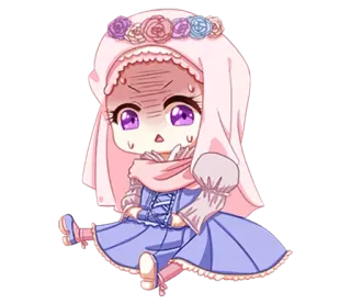 😧 Anime, Chibi, Kawaii, Süß, Cartoon telegram sticker