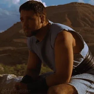 😔 Maximus Decimus Meridius Gladiator @freedopsticker movie, gladiator, russell crowe, drama, ancient rome, historical telegram sticker