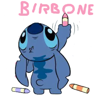 🐨 Stitch I'M THE ONE stitch, lilo and stitch, alien, cartoon, funny telegram sticker