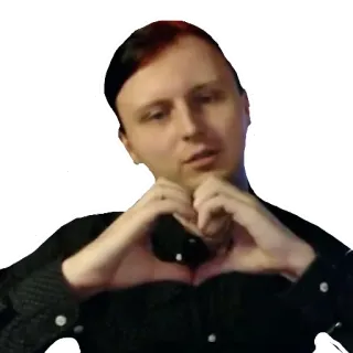 💕 คน, หัวใจ, มือ, ท่าทาง, ภาพเหมือน telegram sticker