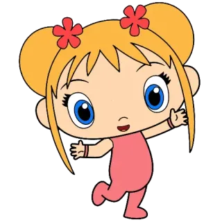 😊 dibujos animados, chica, personaje, lindo, animación, ilustración telegram sticker
