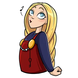 Helga the Viking song telegram stickers