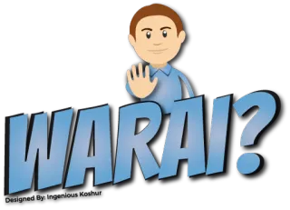 ✋ WARAI? telegram sticker