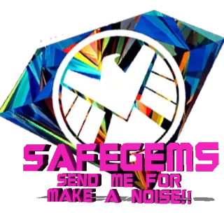 💎 SAFEGEMS
SEND ME FOR
MAKE A NOISE!! safegems, send, noise, gem, diamond, send me for telegram sticker