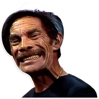 😁 Don Ramón El Chavo del Ocho comédia, mexicano, série tv, personagem, chapéu whatsapp sticker