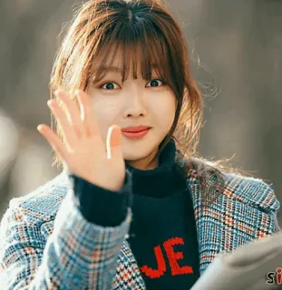 😍 femme, portrait, coréenne, asiatique, personne, actrice, célébrité telegram sticker