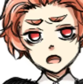✂️ Anime, Manga, Cartoon, Porträt, Charakter, Illustration telegram sticker