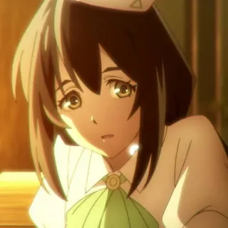 🪵 аниме, девушка, персонаж, женщина, портрет whatsapp sticker