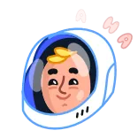 Astro Nate telegram stickers