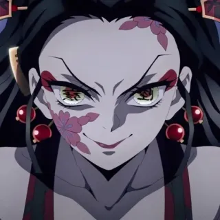 🏮 Daki Demon Slayer Anime, Quỷ, Daki, Thanh Gươm Diệt Quỷ, Phản diện, Thượng Huyền Lục telegram sticker