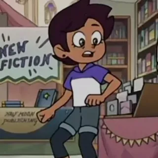 😨 Luz Noceda The Owl House NEW FICTION cartoon, animated, character, fiction telegram sticker
