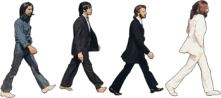The Beatles telegram stickers