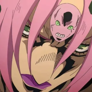 🐸 Diavolo JoJo's Bizarre Adventure Anime, Jojo, Diavolo, King Crimson, Bösewicht telegram sticker