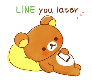 Rilakkuma beside you stickers telegram stickers