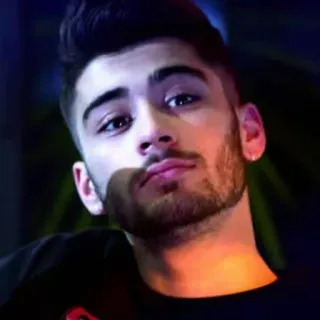 👑 Zayn Malik Sänger, Promi, Person, Porträt, Mann telegram sticker