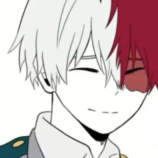 ❄️ Shoto Todoroki My Hero Academia Anime, My Hero Academia, Shoto Todoroki telegram sticker