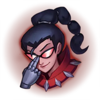 🖕 Vi League of Legends video game, character, glasses, league of legends, gaming telegram sticker