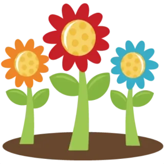 Ⓜ️ Blume, Garten, Pflanze, bunt whatsapp sticker