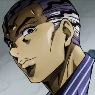 🐈 Okuyasu Nijimura JoJo's Bizarre Adventure อนิเมะ, โจโจ้, โอคุยาสุ telegram sticker