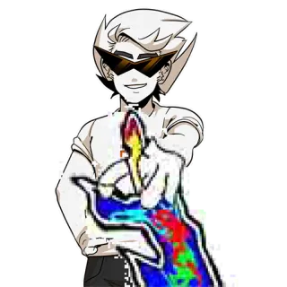 Dirk Pesterquest by @HomestuckStickers telegram stickers