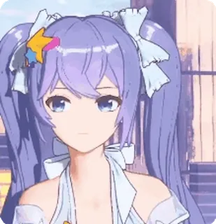 🤔 Anime, Mangá, Fofo, Garota, Kawaii, Maria Chiquinha, Ilustração whatsapp sticker