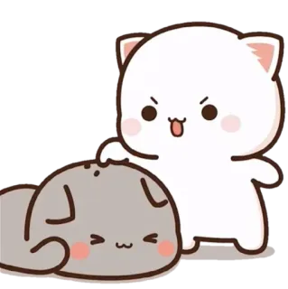 ✨ mèo, động vật, dễ thương, hoạt hình, nhãn dán telegram sticker