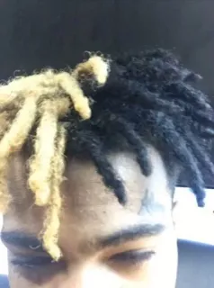 😞 XXXTentacion musique, rappeur, portrait, visage, XXXTentacion telegram sticker