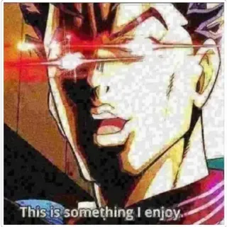 🤩 This is something I enjoy. enjoy, anime, manga, reaction, laser eyes telegram sticker