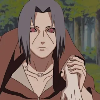 🎼 Itachi Uchiha Naruto Аниме, Наруто, Итачи, Ниндзя, Учиха, Мангекё Шаринган telegram sticker