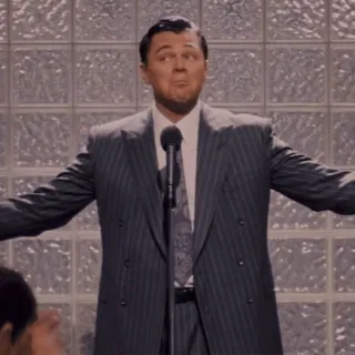 The Wolf of Wall Street by @michaelgotsomestickers telegram stickers