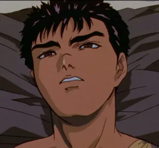 😔 Guts Berserk anime, manga, guts, berserk, sword, warrior telegram sticker
