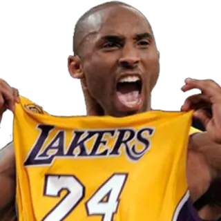 😆 Kobe Bryant LAKERS Kobe Bryant, Basketball, Lakers, NBA, Sport, Athlet telegram sticker