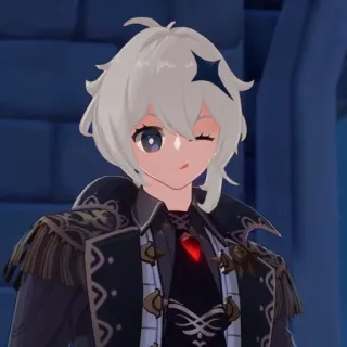 🏮 The Knave Genshin Impact Anime, Jeu vidéo, Personnage, La Servante, Arlecchino, Genshin Impact whatsapp sticker