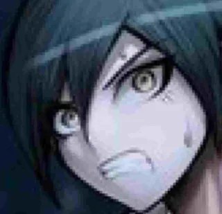 😨 Shuichi Saihara Danganronpa Anime, Manga, Danganronpa, Shuichi Saihara, en colère, contrarié, détective telegram sticker
