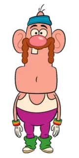 💦 Uncle Grandpa cartoon, uncle grandpa, character, animation telegram sticker