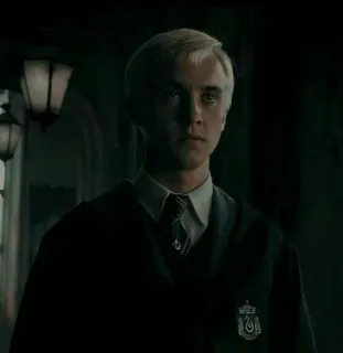 🐾 Draco Malfoy Harry Potter 드레이코 말포이, 해리 포터, 슬리데린, 마법사, 교복, 청년 telegram sticker