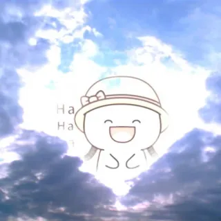 😂 Ha
Ha mignon, dessin animé, nuages, ciel, fille, chapeau, sourire telegram sticker