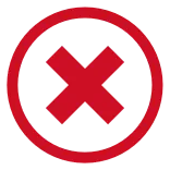 ❌