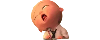 💼 The Boss Baby Cartone animato, Bebè, Capo, Assonnato whatsapp sticker