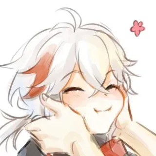 🥰 Kaedehara Kazuha Genshin Impact 动漫, 原神, 枫原万叶, 同人 telegram sticker