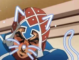 🥵 Guido Mista JoJo's Bizarre Adventure Anime, Kattenoren, Personage, Manga telegram sticker