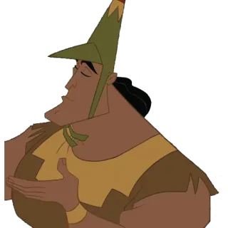 😌 Krunk The Emperor's New Groove Disney, Personagem, Expressão, Engraçado, Krunk, A Nova Onda do Imperador telegram sticker