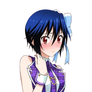 ☺️ fille anime, anime, personnage, illustration telegram sticker
