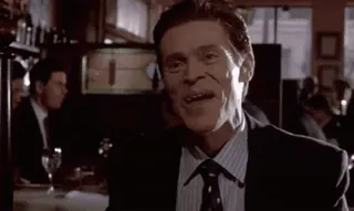 🧐 Willem Dafoe Schauspieler, Mann, Lächeln, Porträt whatsapp sticker