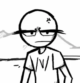 ⏯ 막대기 인간, 일러스트, 만화, 캐릭터 telegram sticker